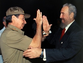 Fidel Castro y Raul Castro